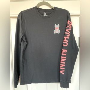 Psycho Bunny LS Navy Tee Shirt
